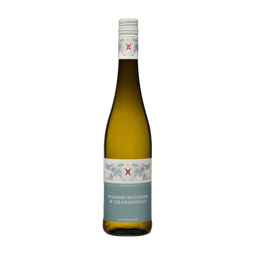 Weingut Andres Weissburgunder und Chardonnay trocken 2025 – Weißwein, Pfalz