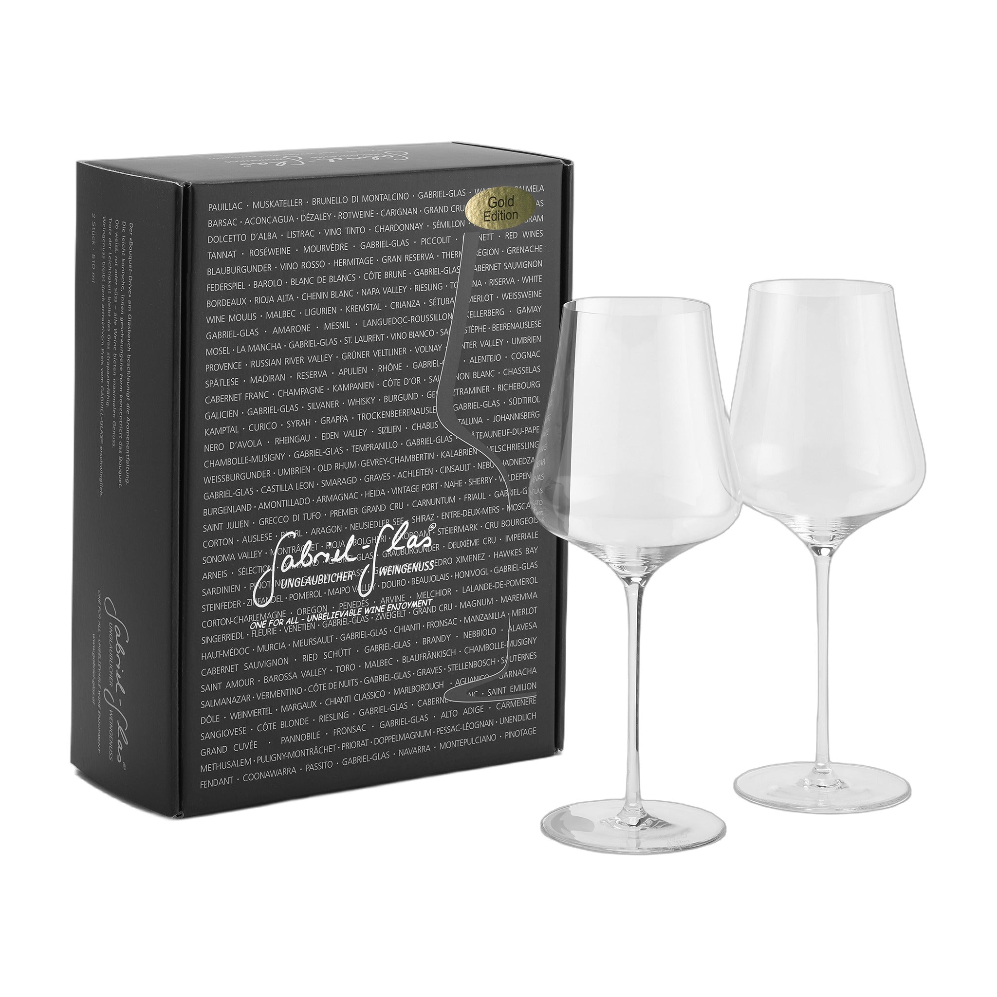 Gabriel Glas Gold Edition 2er im Geschenkkarton