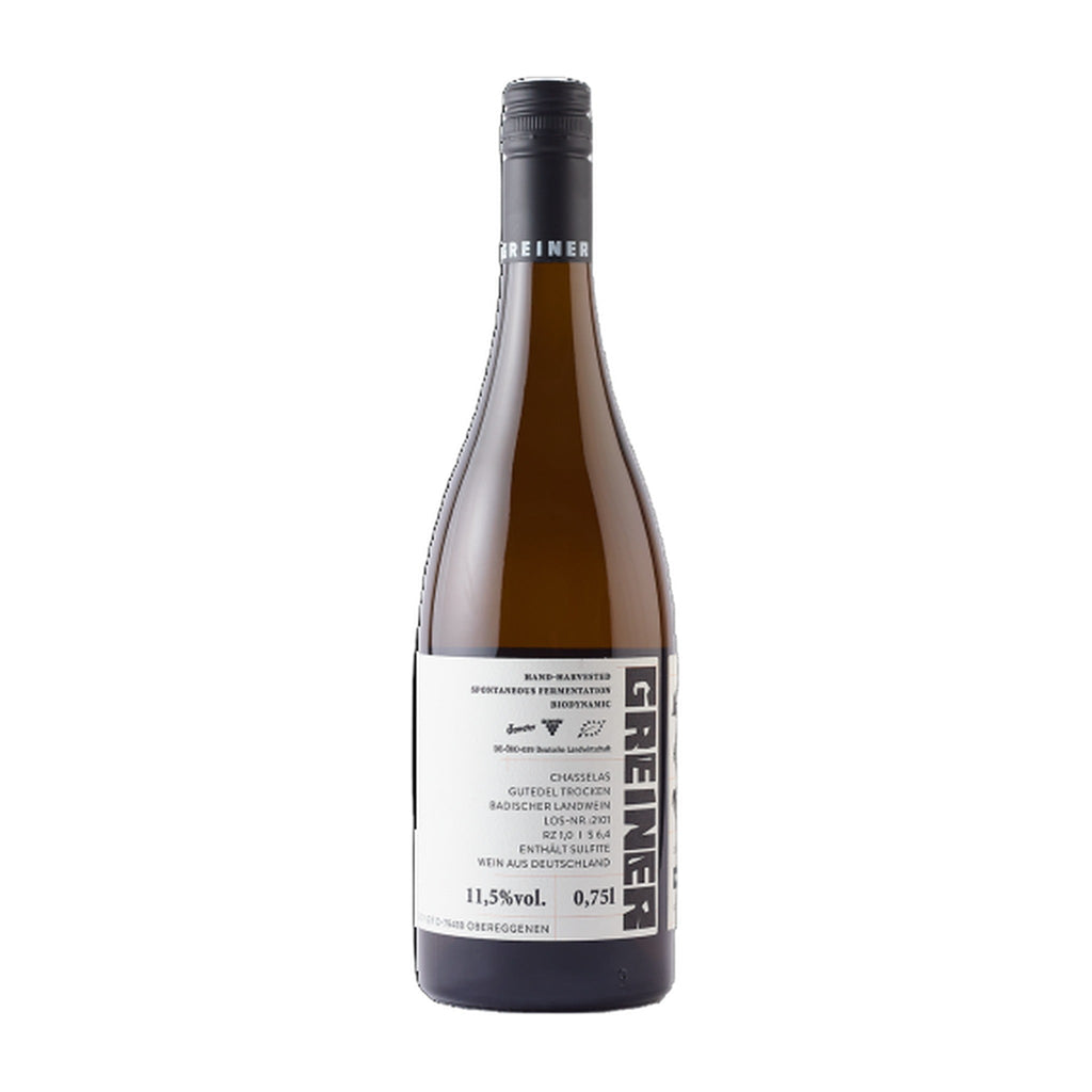Chasselas – Weingut Greiner, Rückseite