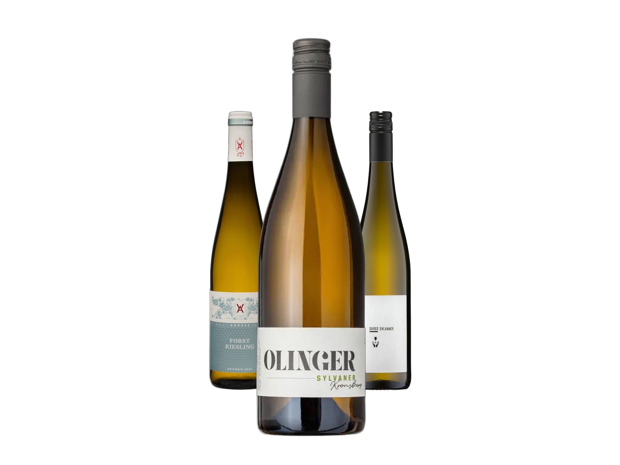 Weinpaket After Work – Andres Forster Riesling, Olinger Chardonnay Kronsberg, Durst Sylvaner