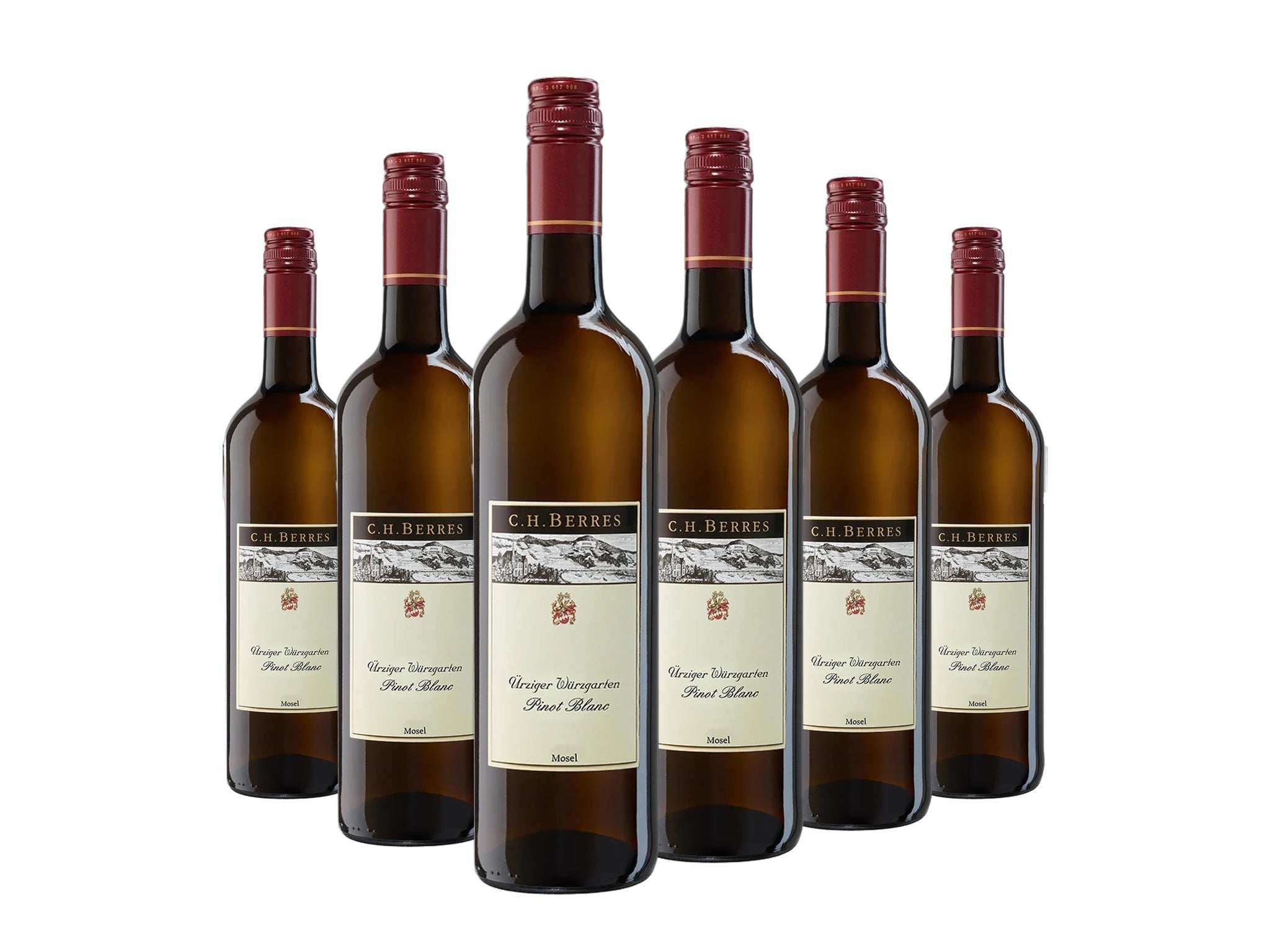 Weinpaket Ürziger Würzgarten Weissburgunder fruchtig, 6 Flaschen Weingut C.H. Berres
