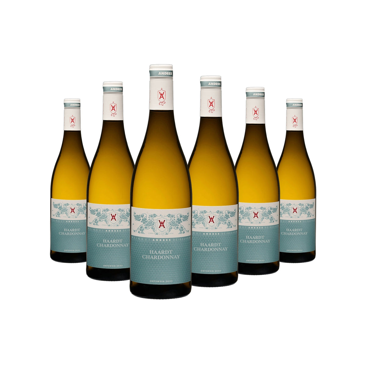 Weinpaket Haardt Chardonnay trocken, 6 Flaschen Weingut Andres